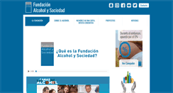 Desktop Screenshot of alcoholysociedad.org